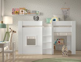 Halfhoogslaper bedden