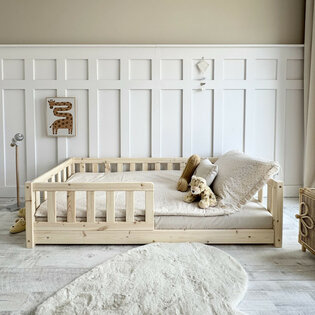 Massief houten bedden