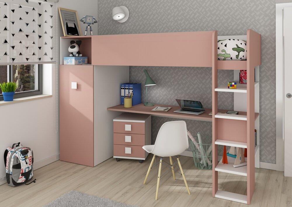 trasman plus hoogslaper roze