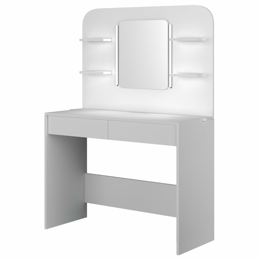 Trasman Vanity secret make-up tafel wit
