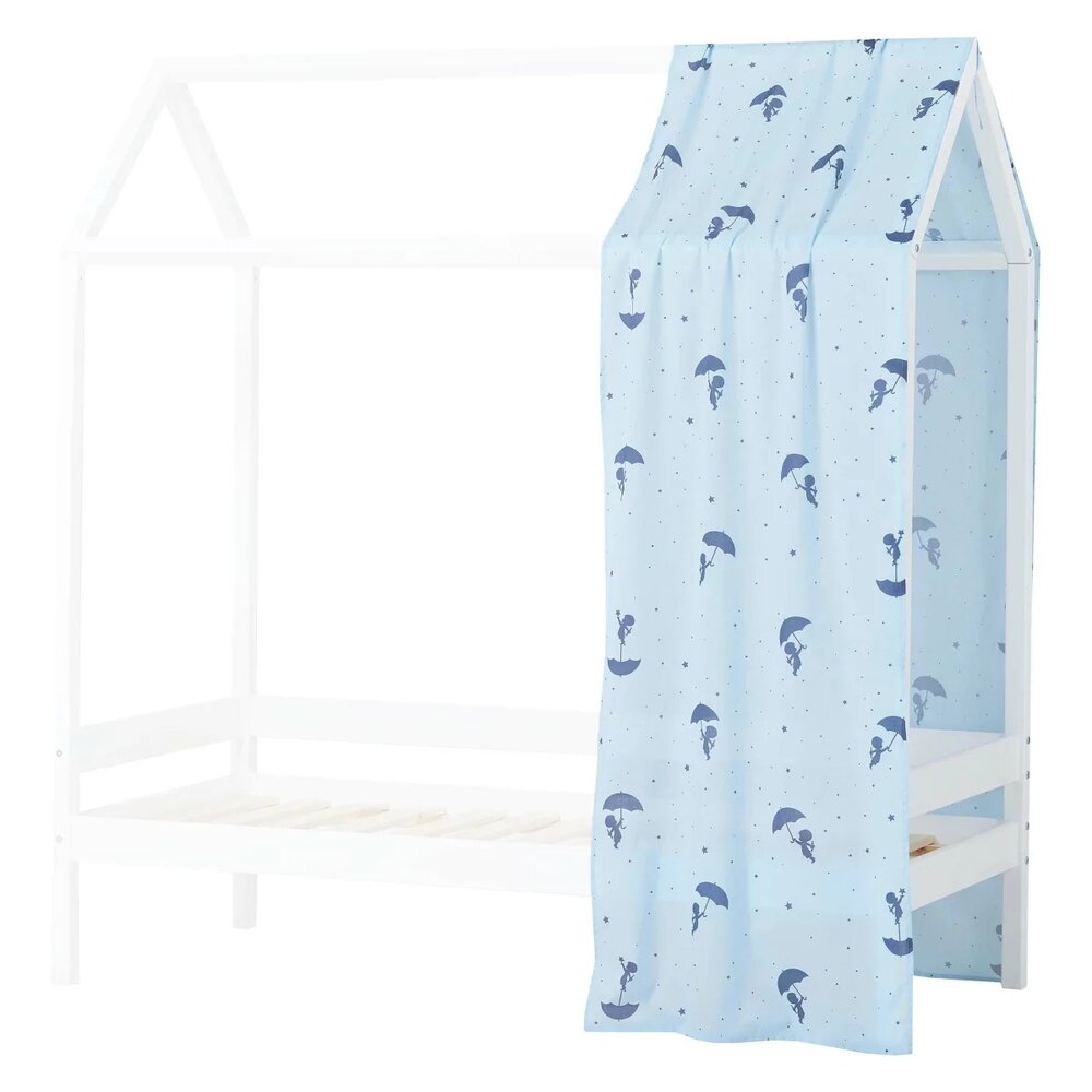 hoppekids ole lukoie gordijn blauw