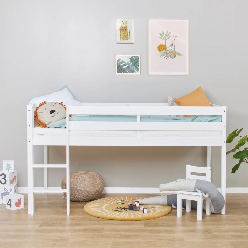 eco comfort halfhoog 90x200 wit