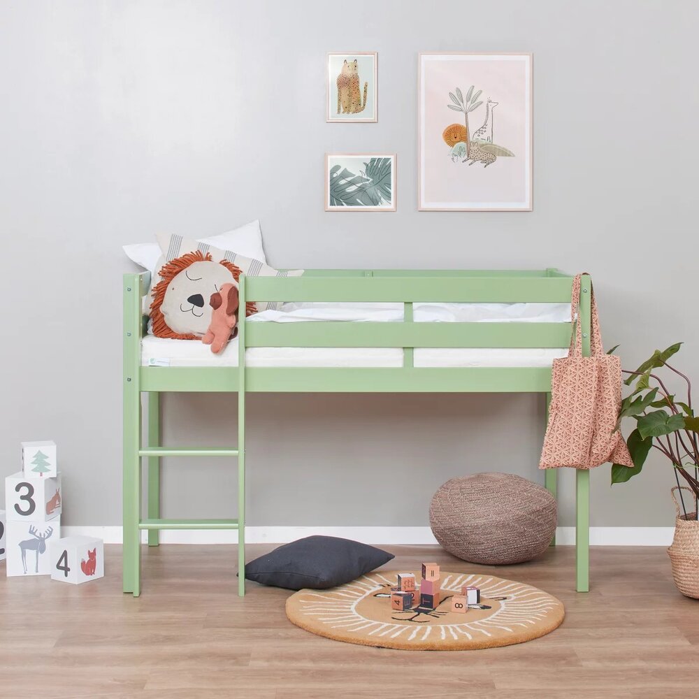 eco comfort&nbsp; halfhoogslaper 70x160 pale green