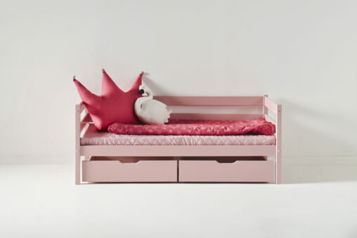 eco comfort 70x160 bed pale rose