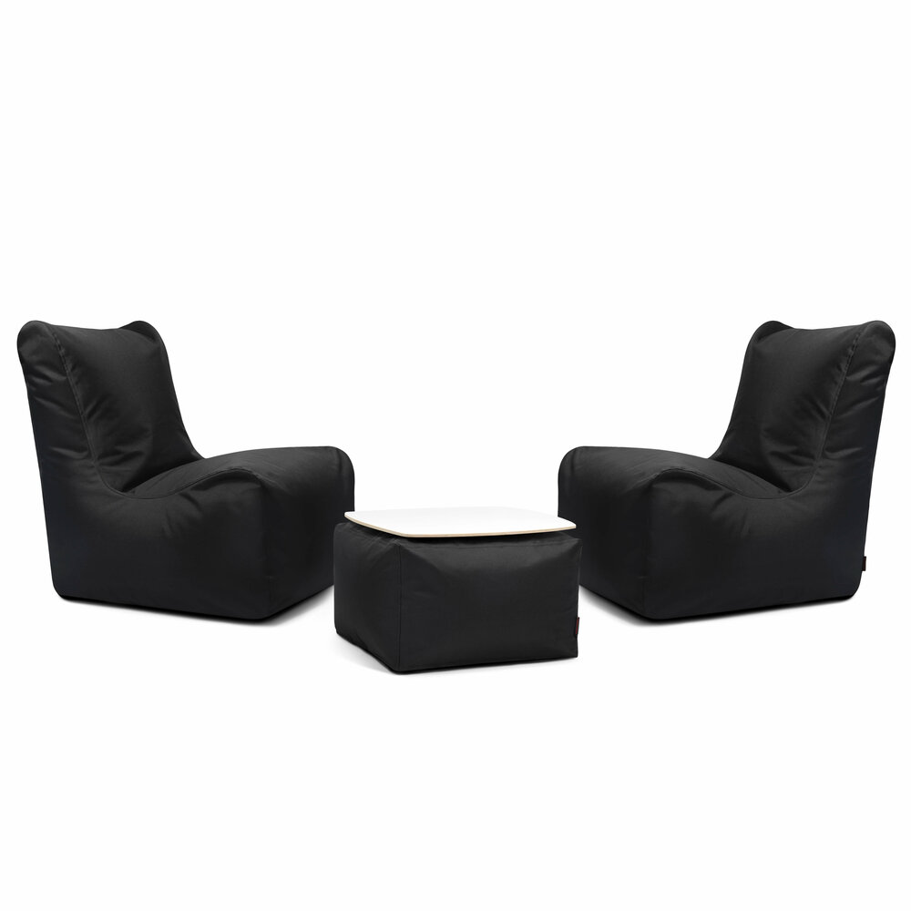 Slowdown chill 3 delige set Seat Ox zwart