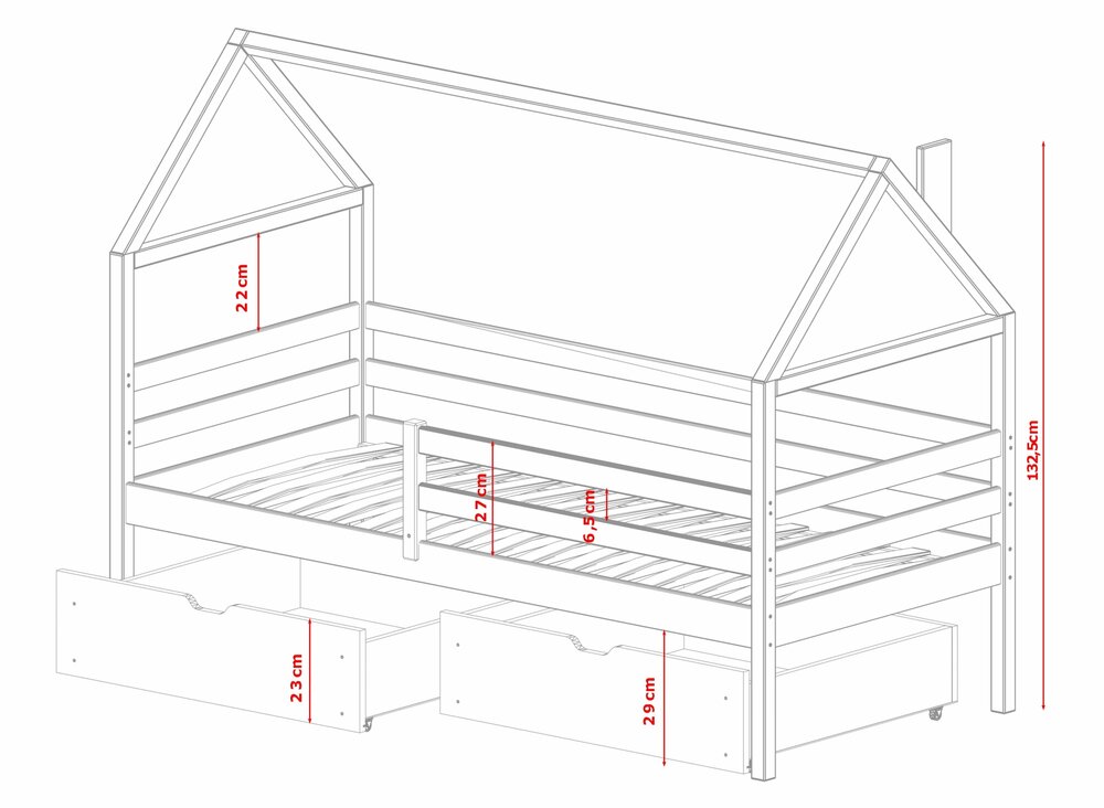 Arona bedmaten 80x160