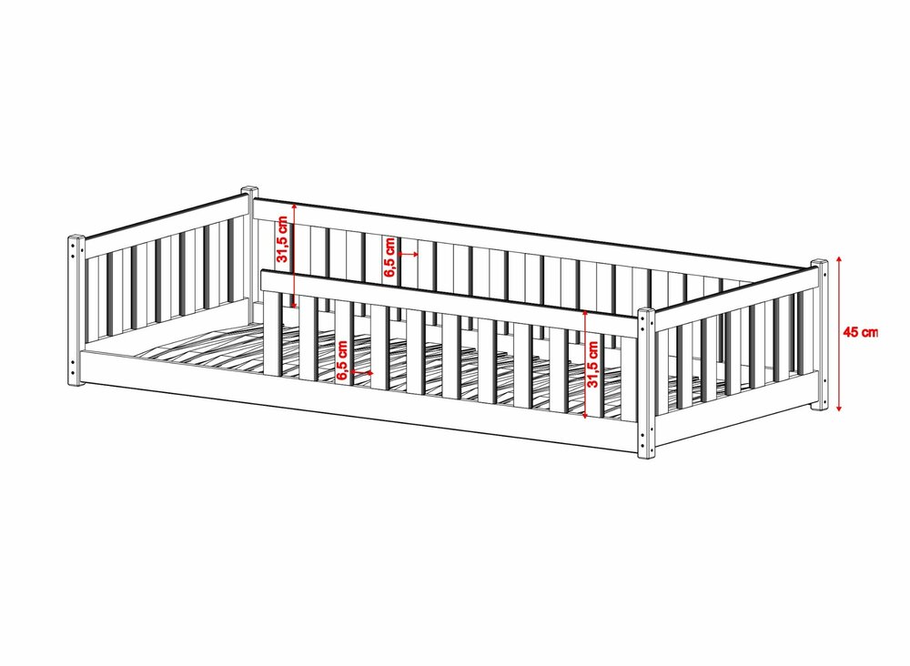 bedmaten 90x190 bed