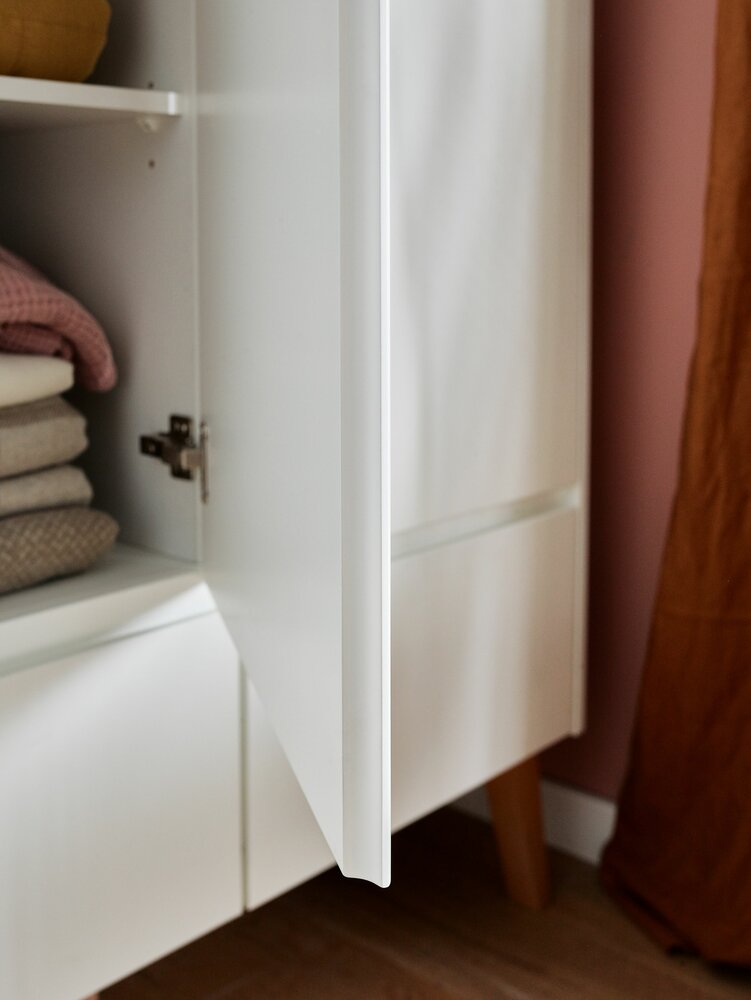 swing wit detail deur