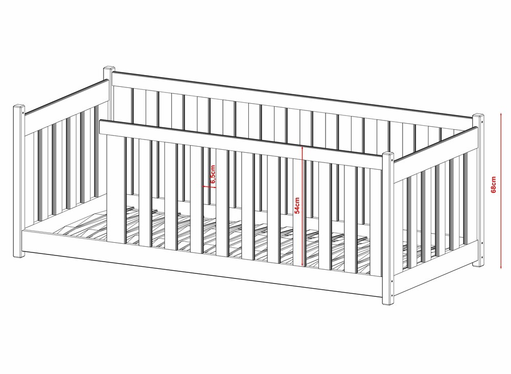 bedmaten Carato met 3/4 uitval