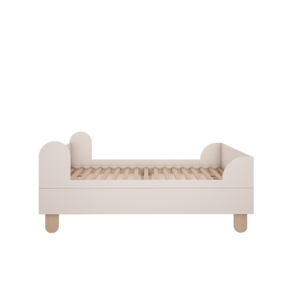 Basic peuterbed 80x160 wit