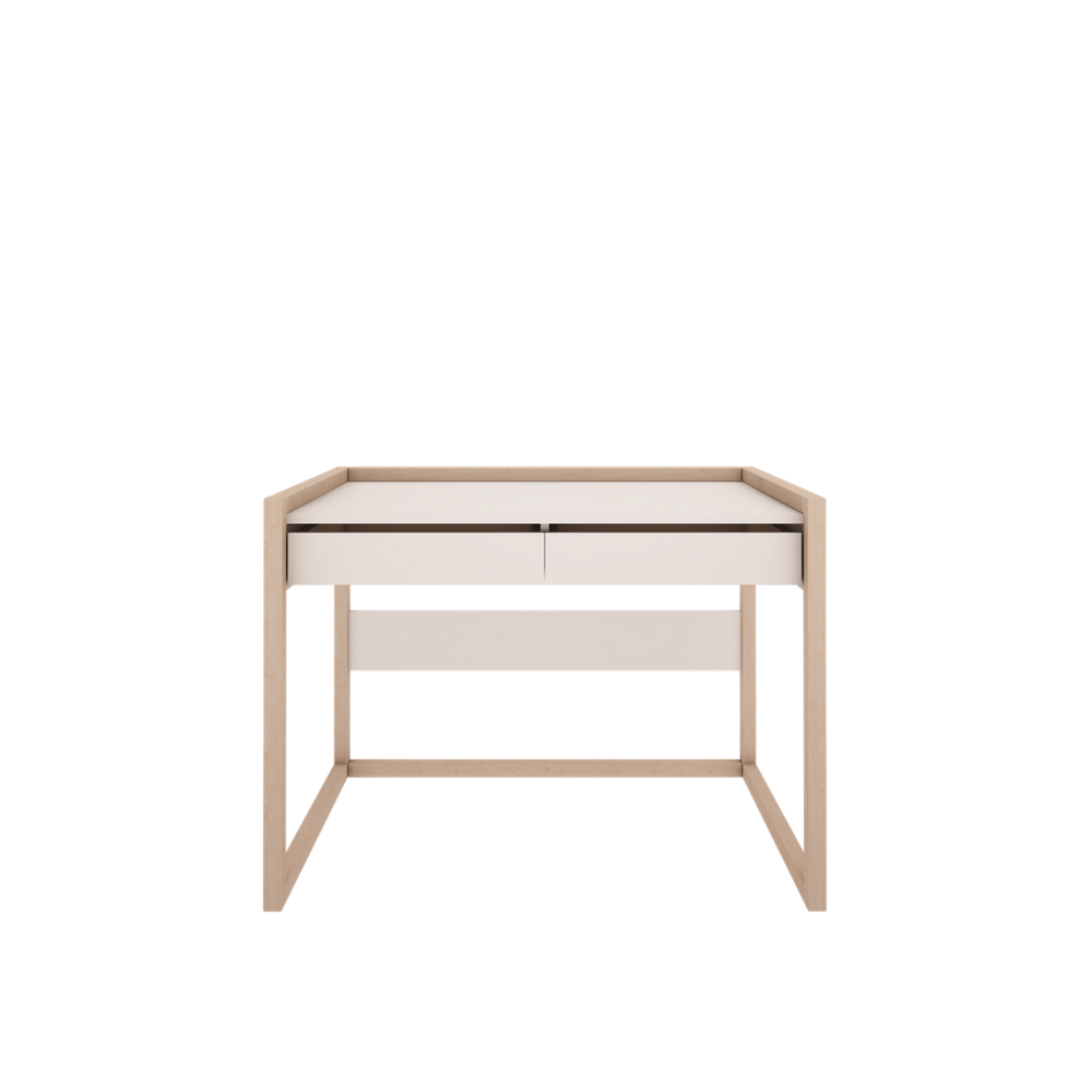 Basic bureau met laden wit