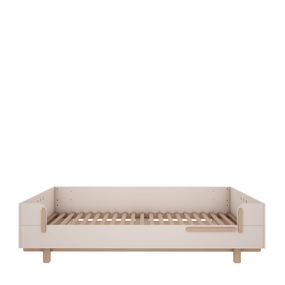 Basic 1-persoonsbed 90x200 wit 