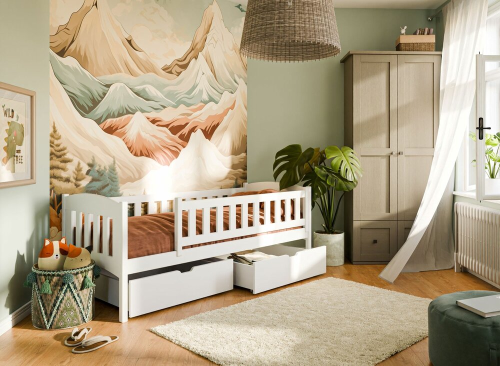 Galanto bedbank 90x200 massief grenen