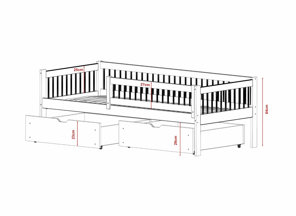bedmaten Evoria bed 80x160