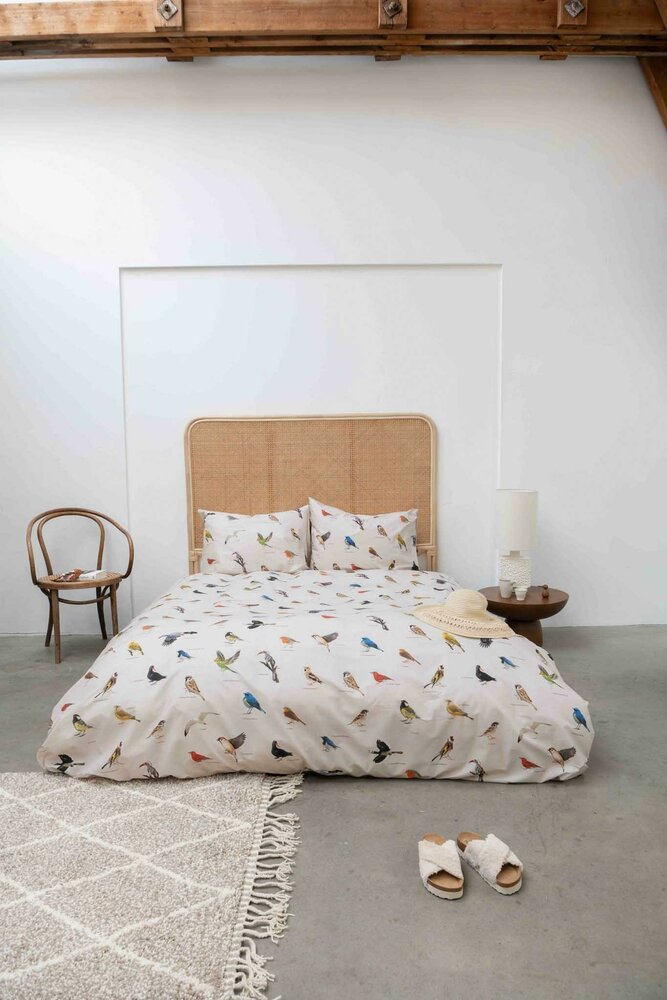 Snurk dekbedovertrek Bird watching 2 persoons 200x200/220