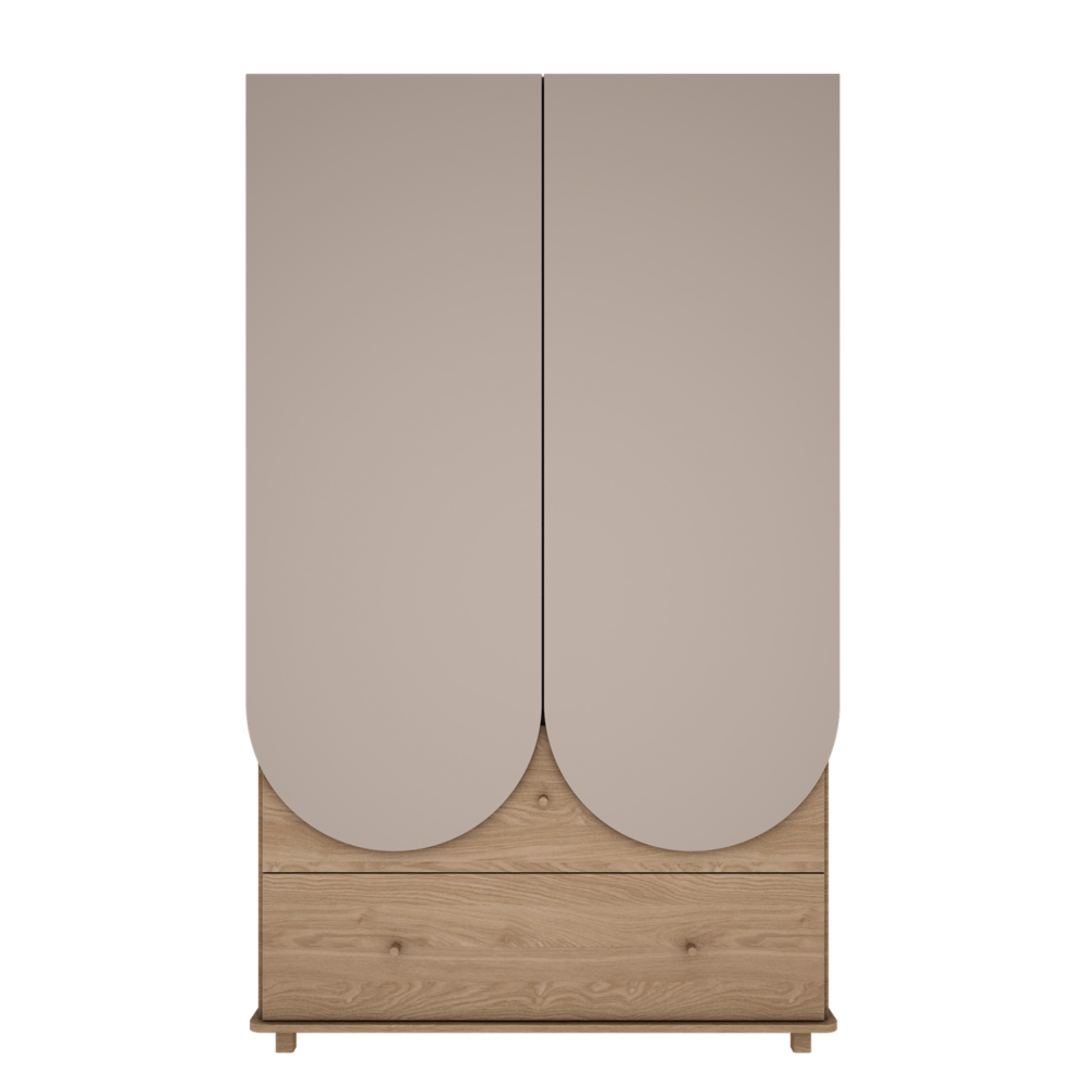 Bloom 2 deurs kast large eiken cashmere