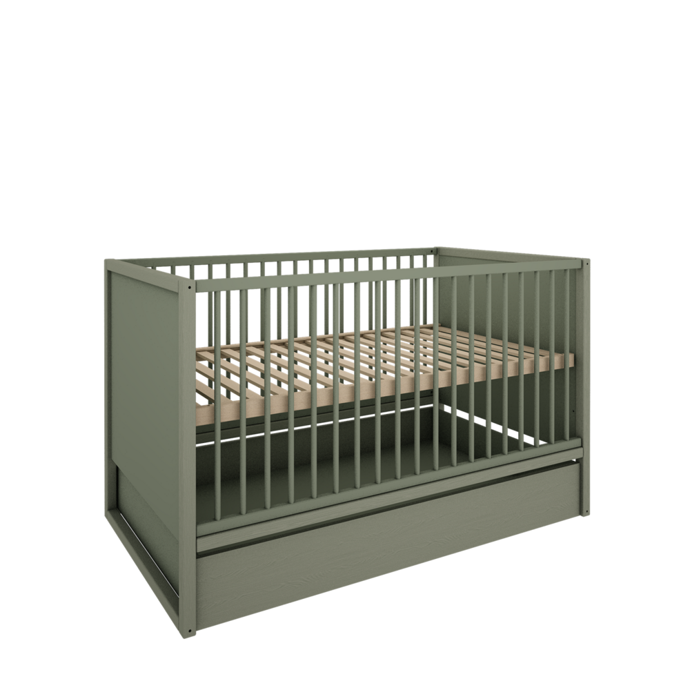 Tweens meegroei ledikant 70x140 eucalyptus