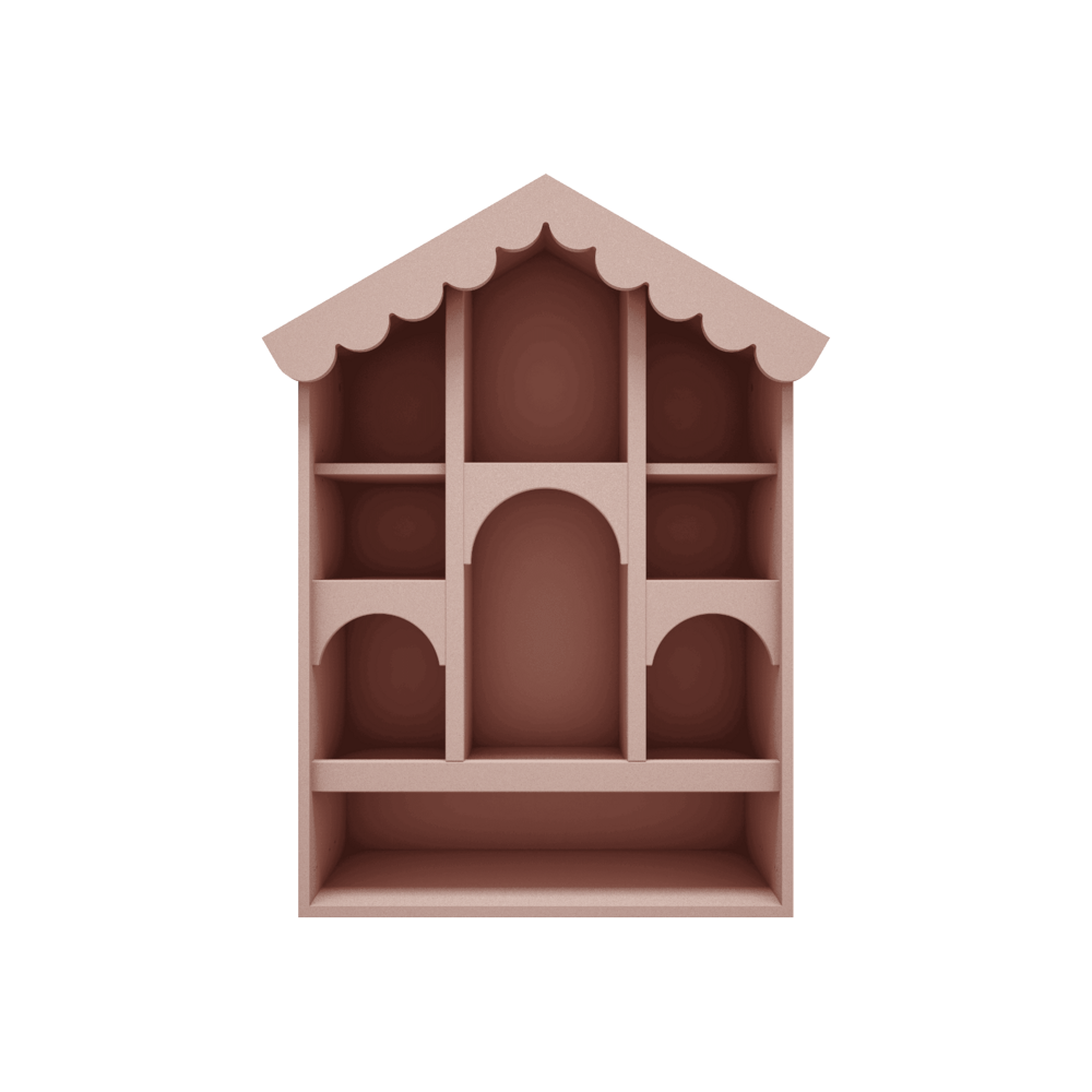 Babushka poppenhuis roze