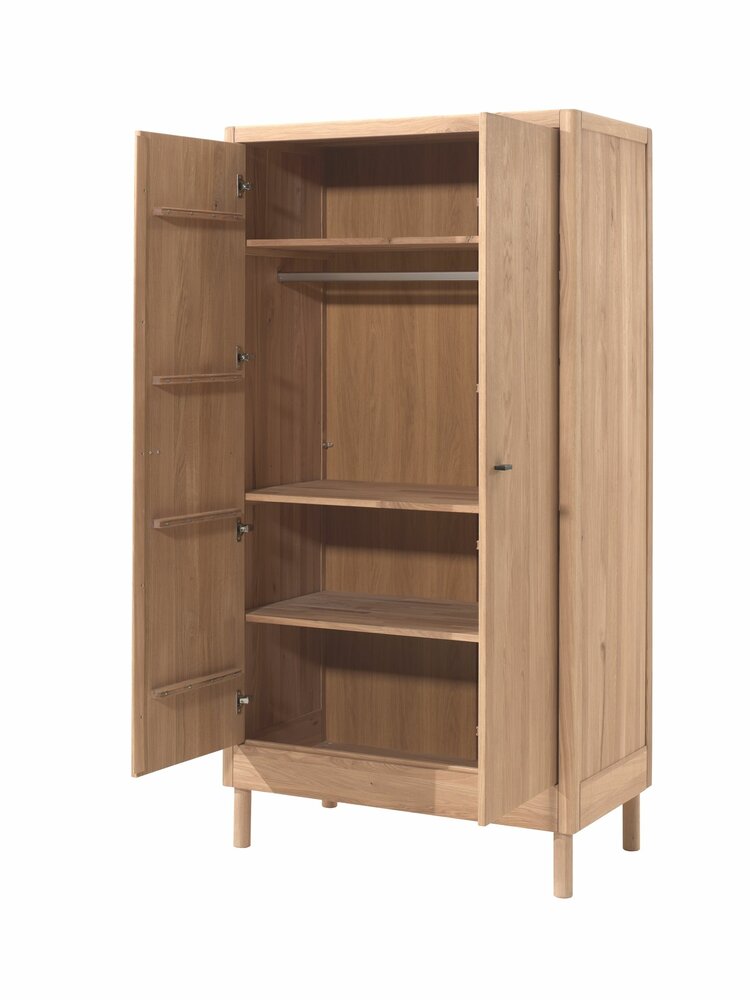Forrest 2 deurs kast massief eiken