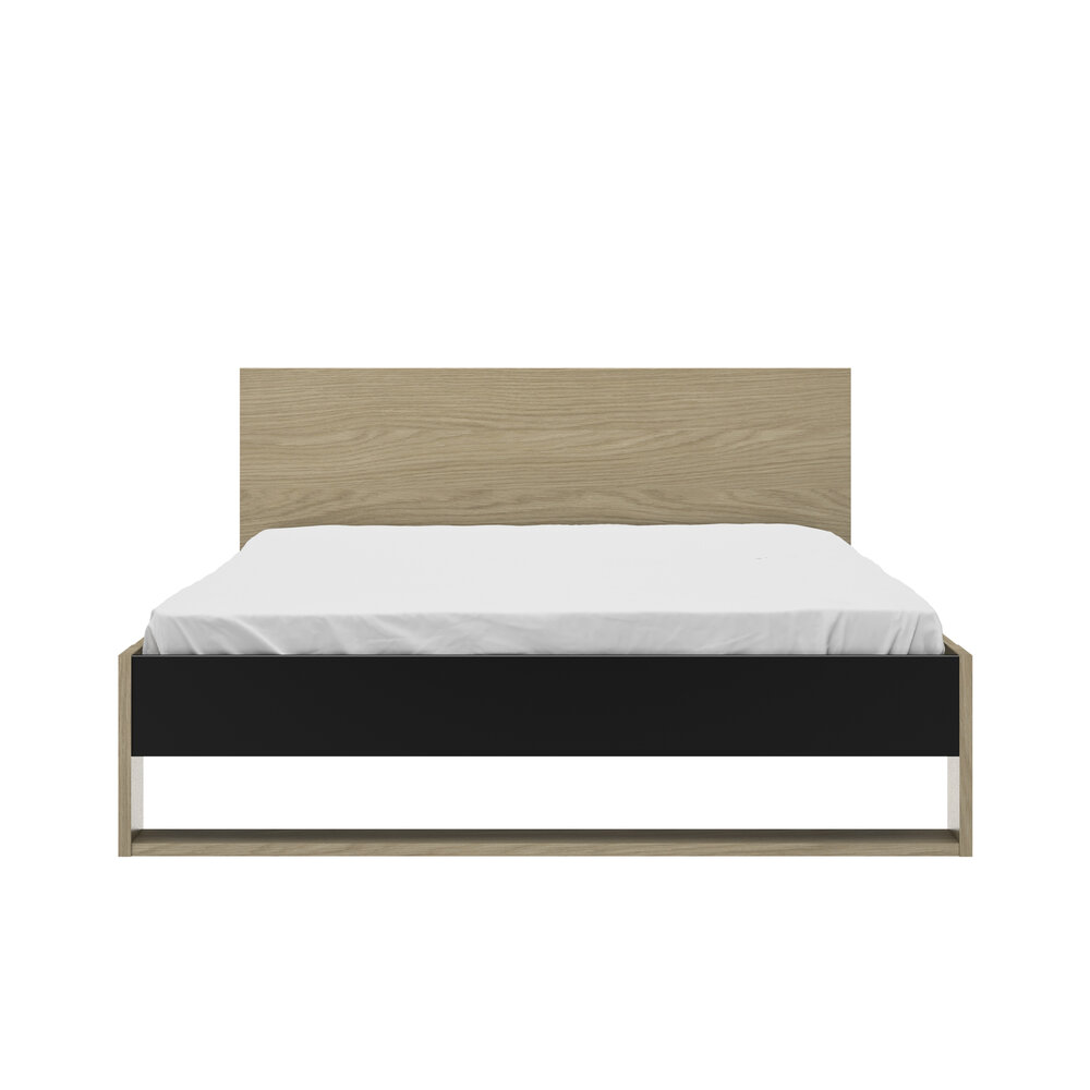gerookt eiken look met zwart