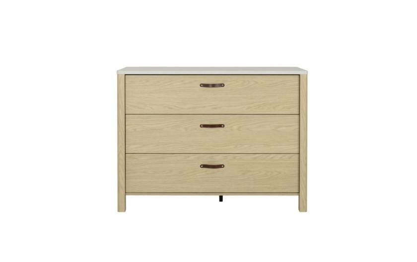 3 laden commode