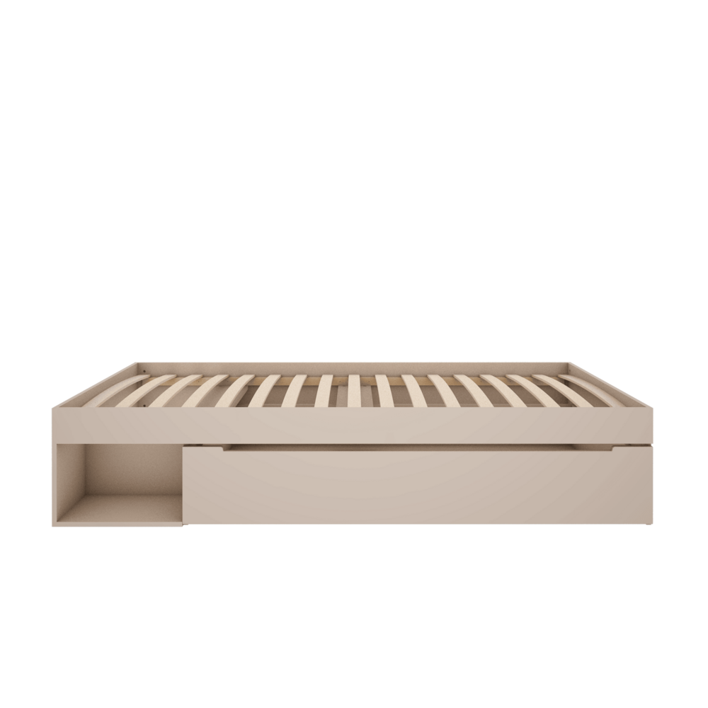 Tweens 1-persoons ebd 90x200 zand beige