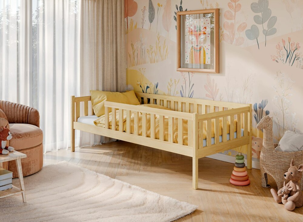 Azzurro peuter bed 80x160 naturel grenen