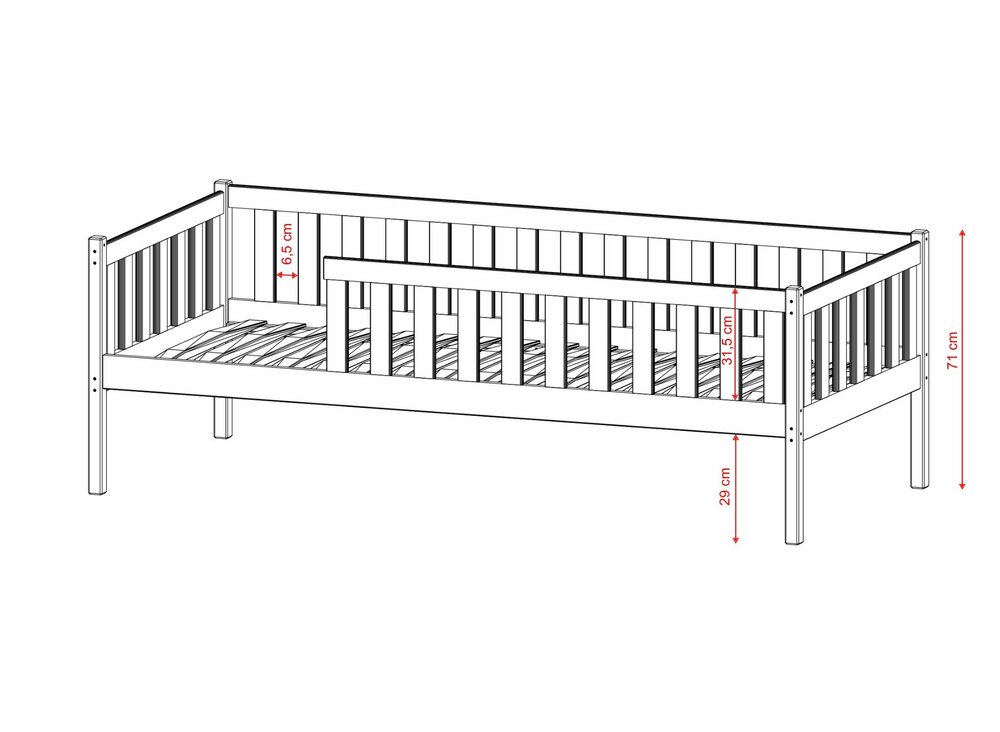 Maten Azzurro bed 