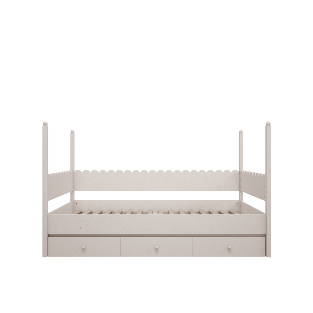 deelbaar tot enkel bed met lade