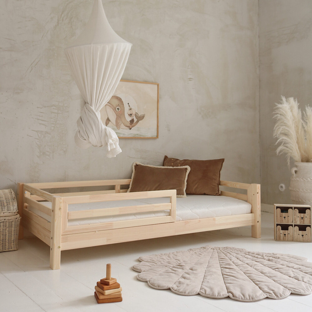 Basic Fello bed 90x190 onbehandeld hout