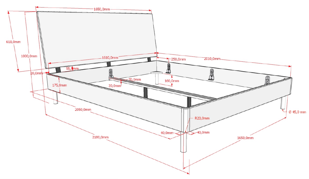 maten forrest 160 bed