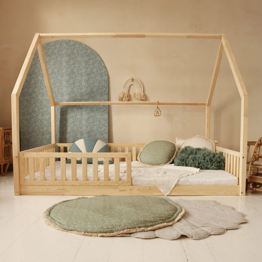 Bianco bed huis 140x200 hout 