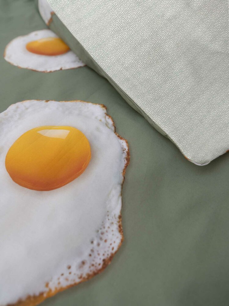 Snurk dekbedovertrek Eggs 2 persoons 200x200/220