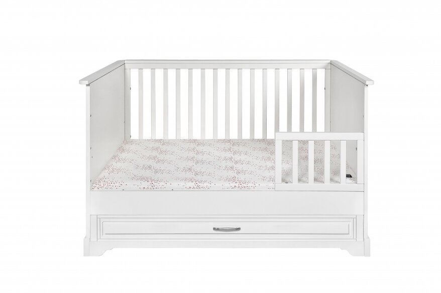 Novelies Melody meegroei ledikant 70x140 met lade wit
