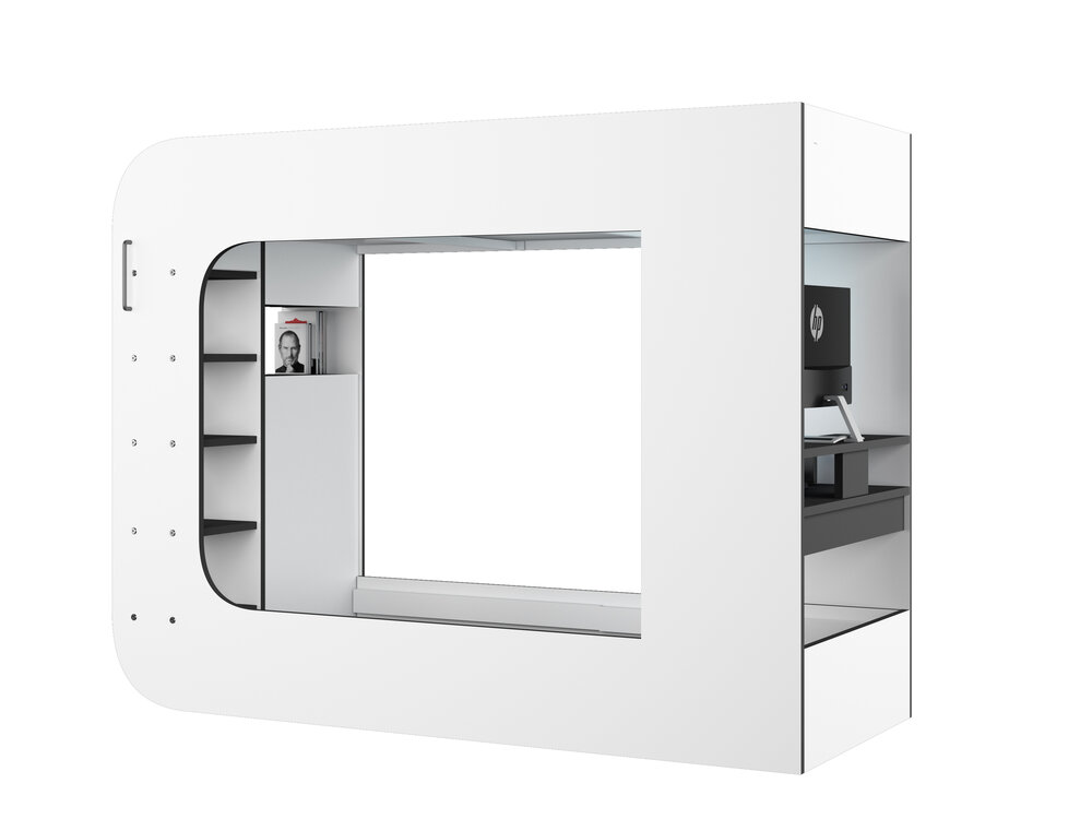 Trasman Cube gaming bed 90x200 cascina - antra