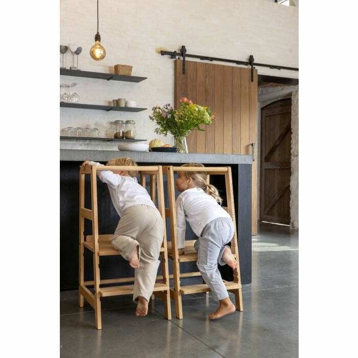 Nature Montessori leertoren massief eiken