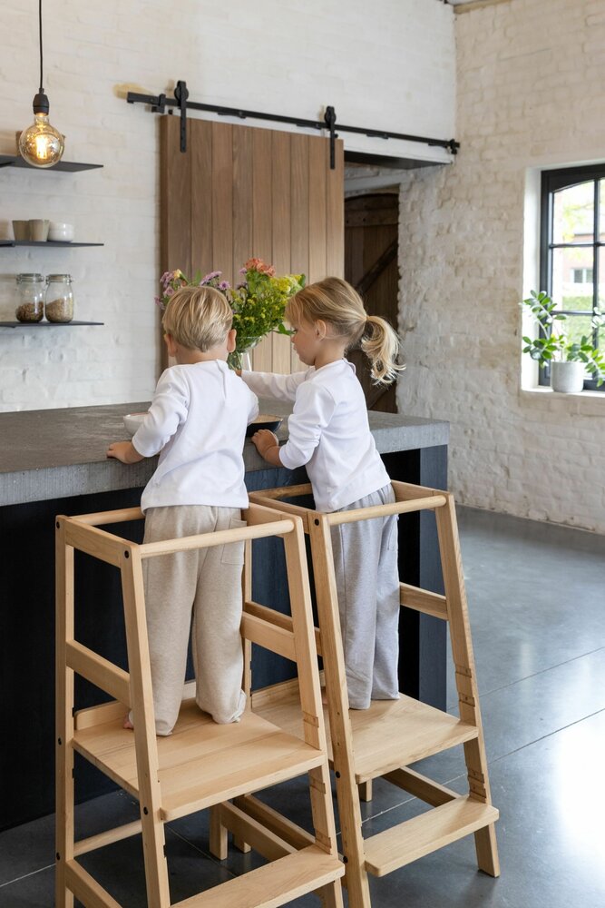 Nature Montessori leertoren massief beuken