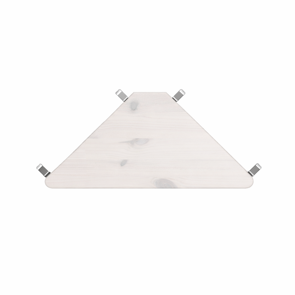 Lifetime hoeklegplank white wash