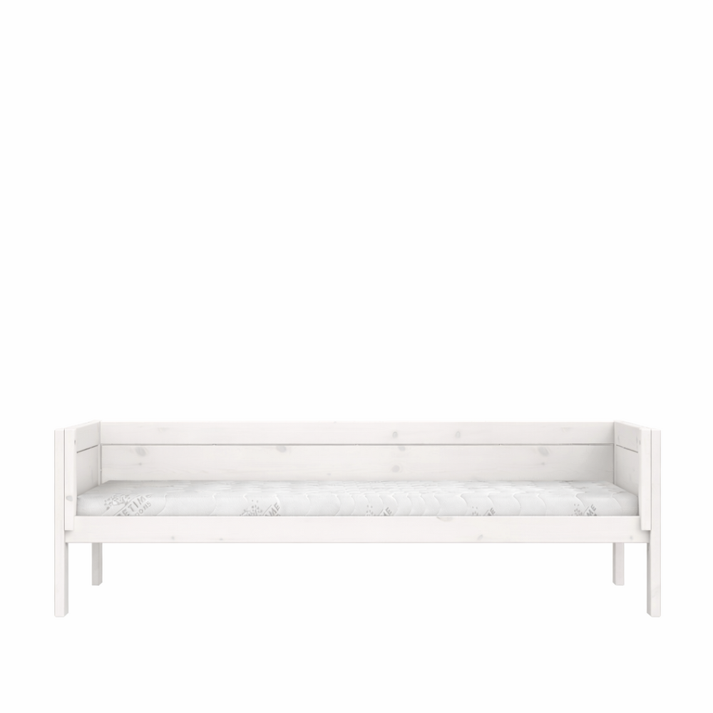 white wash bed incl bodem matras is optie