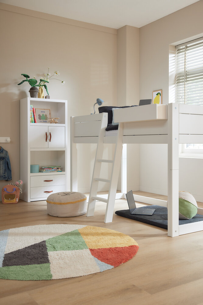 Lifetime Original 4 in 1 Montessori bed 90x200 grenen white wash