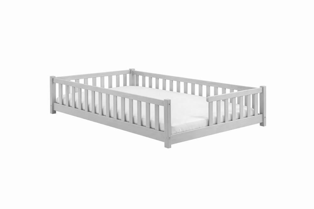 Lazzaro inloop bed 140x200 licht grijs