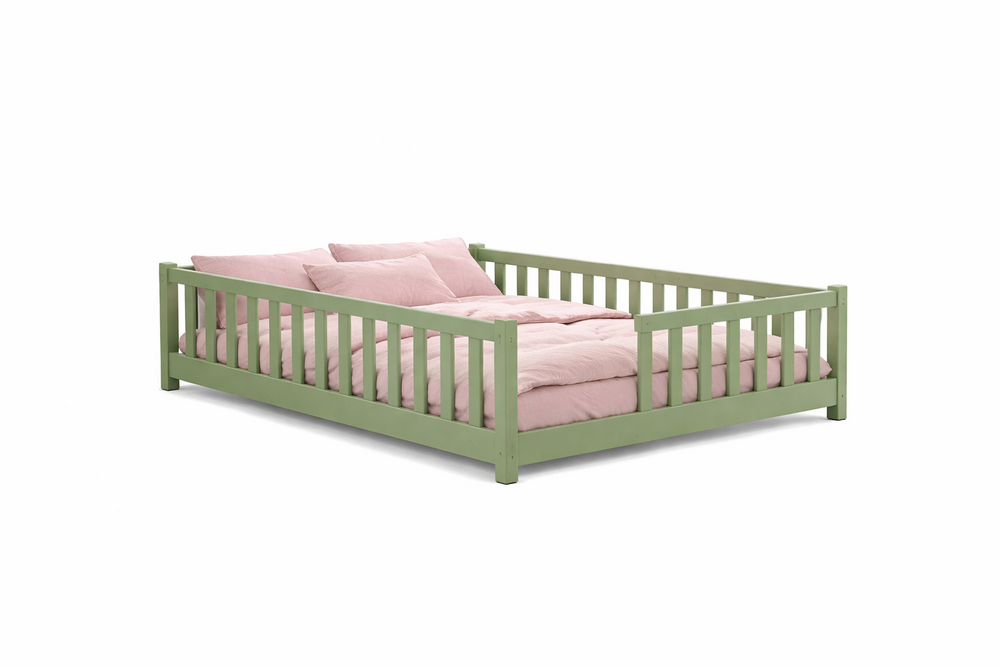 Lazzaro inloop bed 140x200 olijf