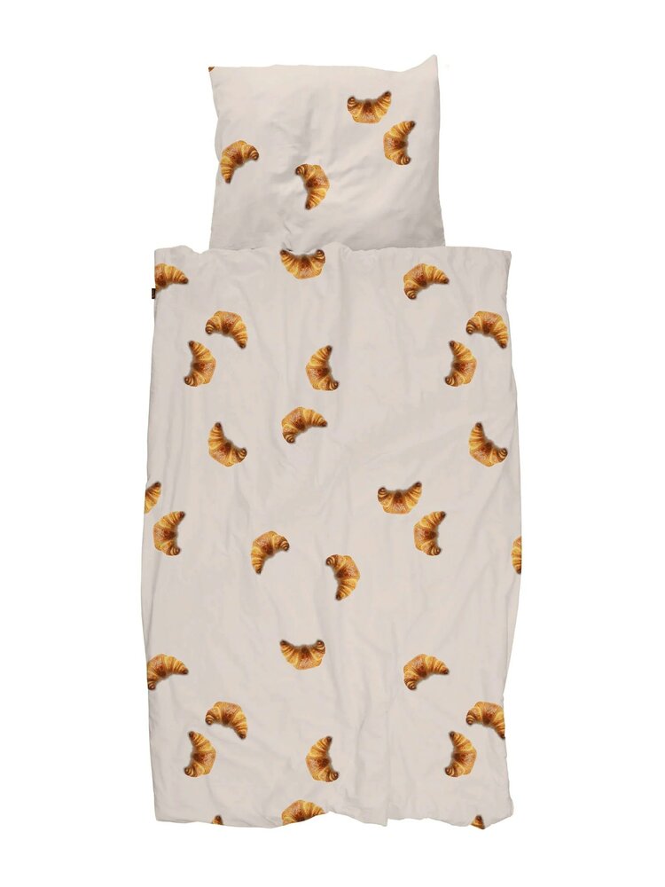 Snurk croissants beige 140x200 overtrek