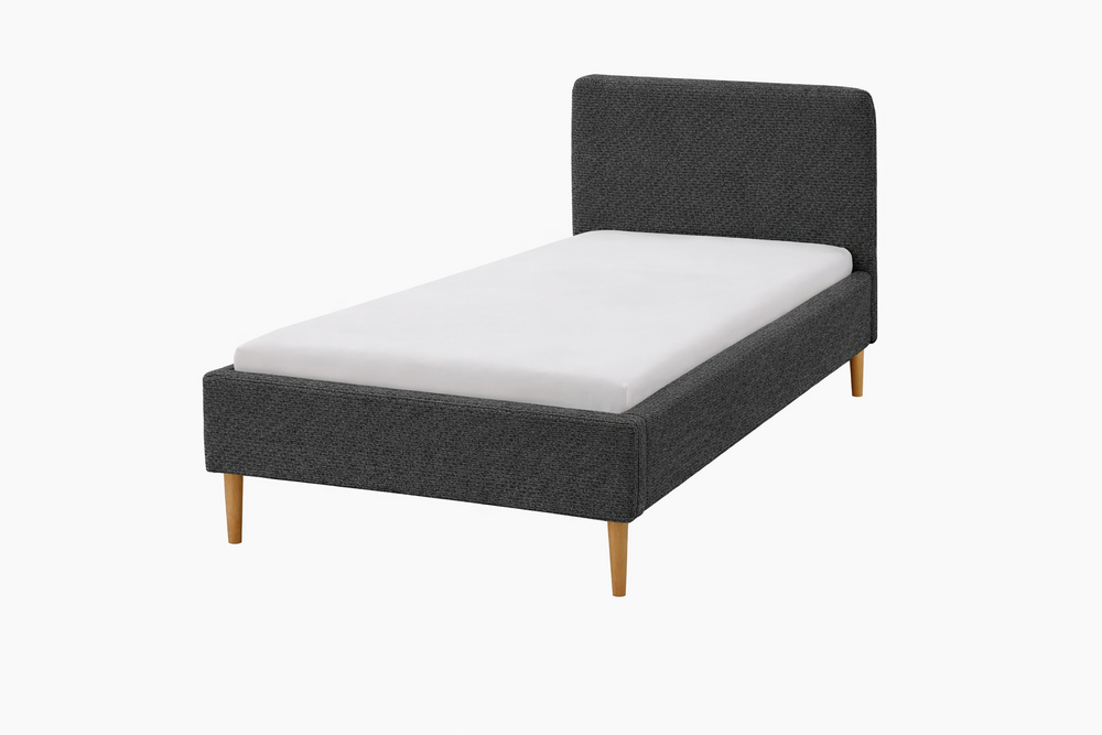 Jip gestoffeerd bed 90x200 antraciet