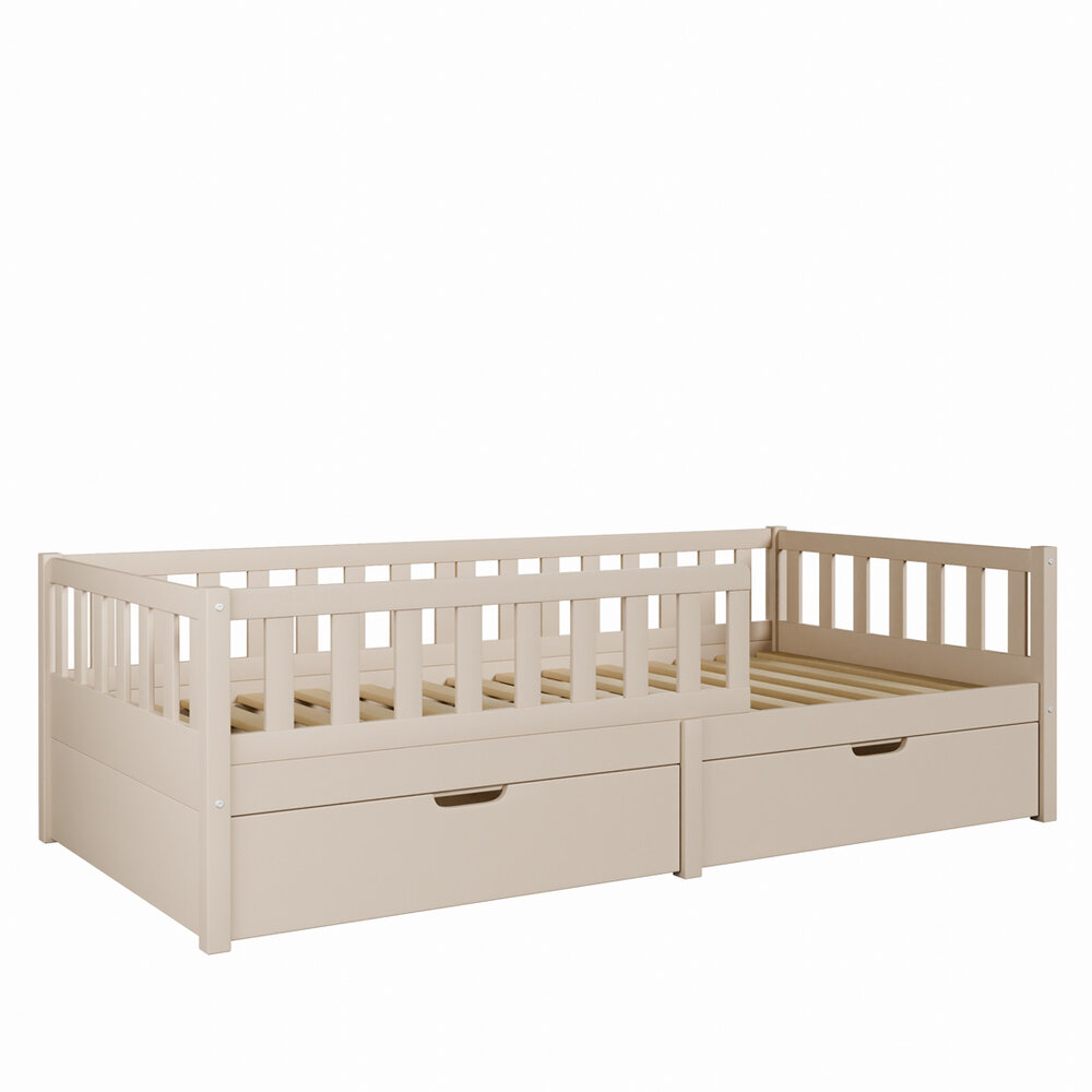 Miyo bedbank met laden cashmere