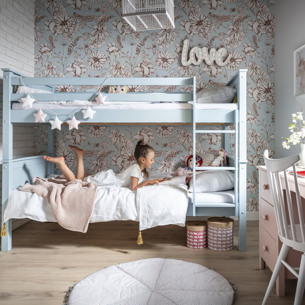 collect stapelbed sfeer in blauw
