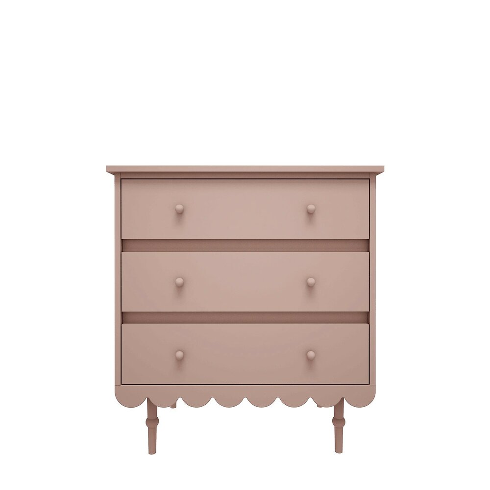 Babushka commode 3 laden pink 