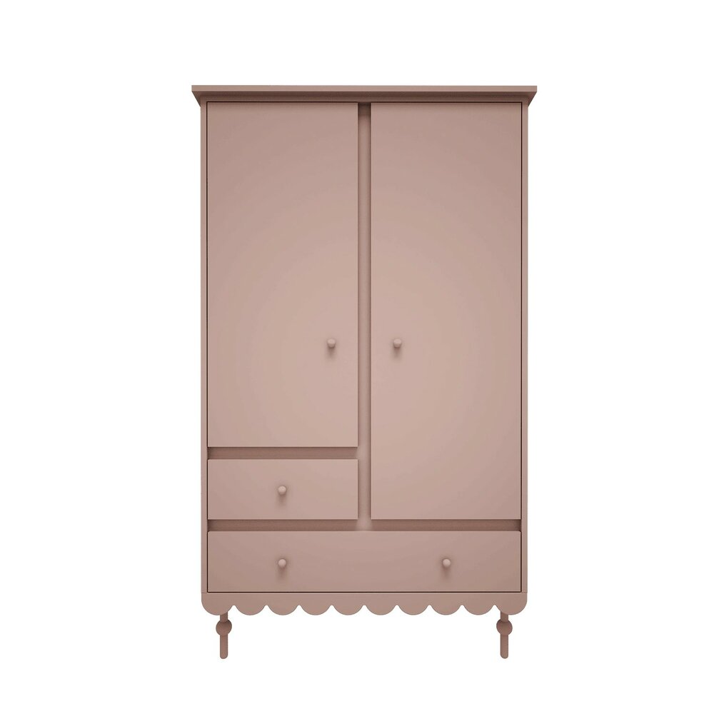 Babushka 2 deurs kast pink