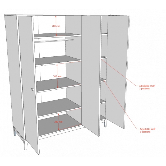 inhoud kast 