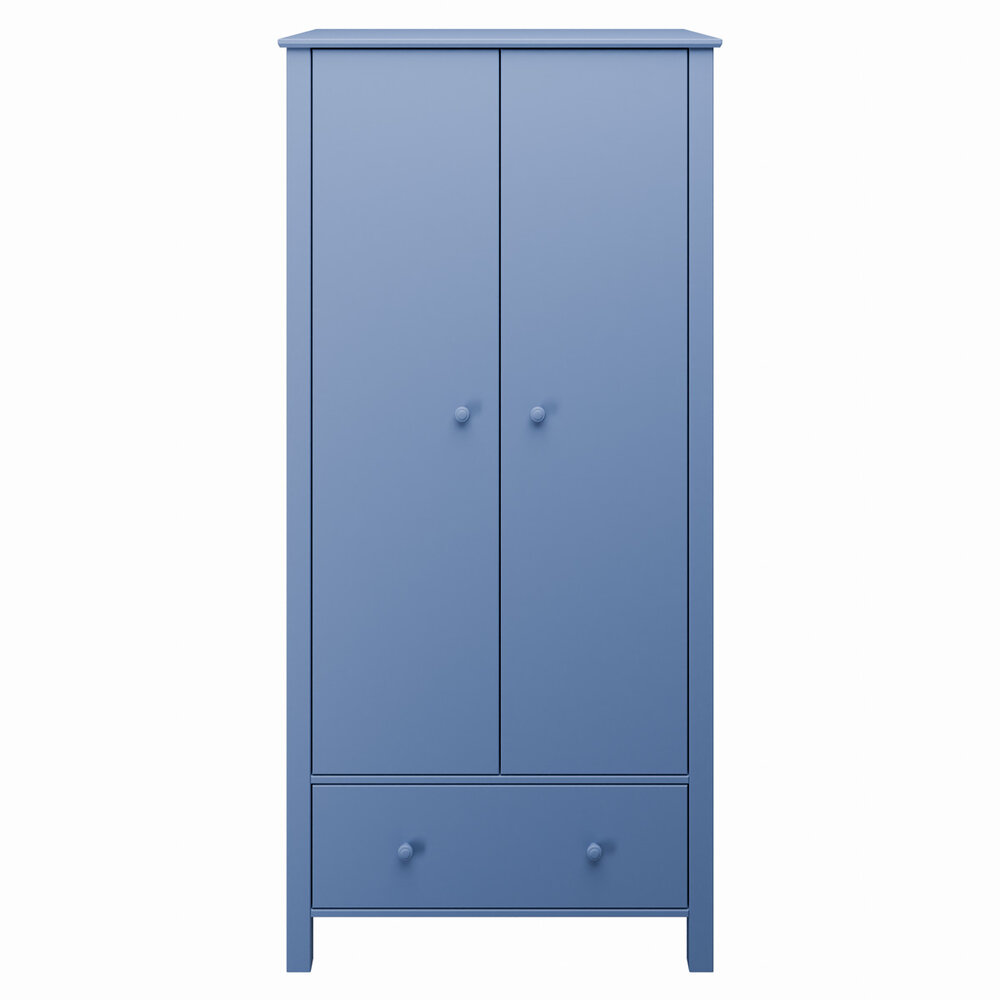 Collect 2 deurs kast blauw